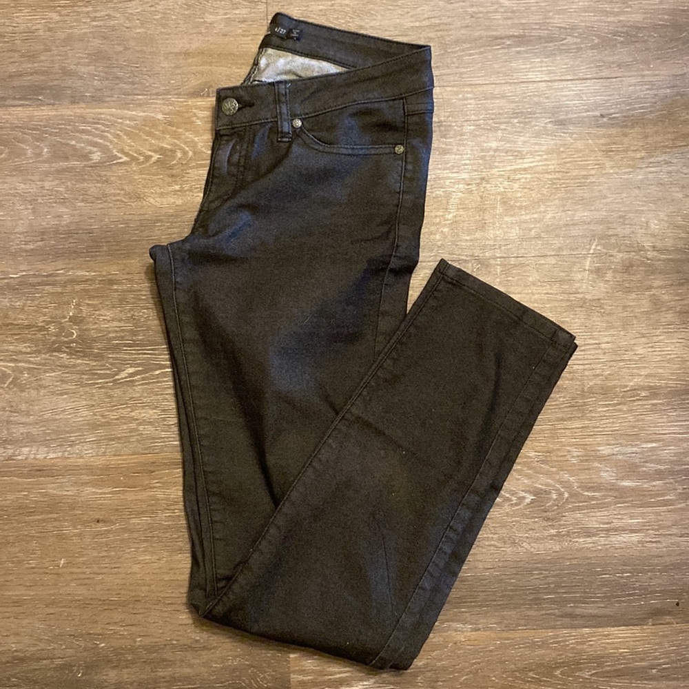 Prana Kara Black Low Rise Skinny Jeans Size 4